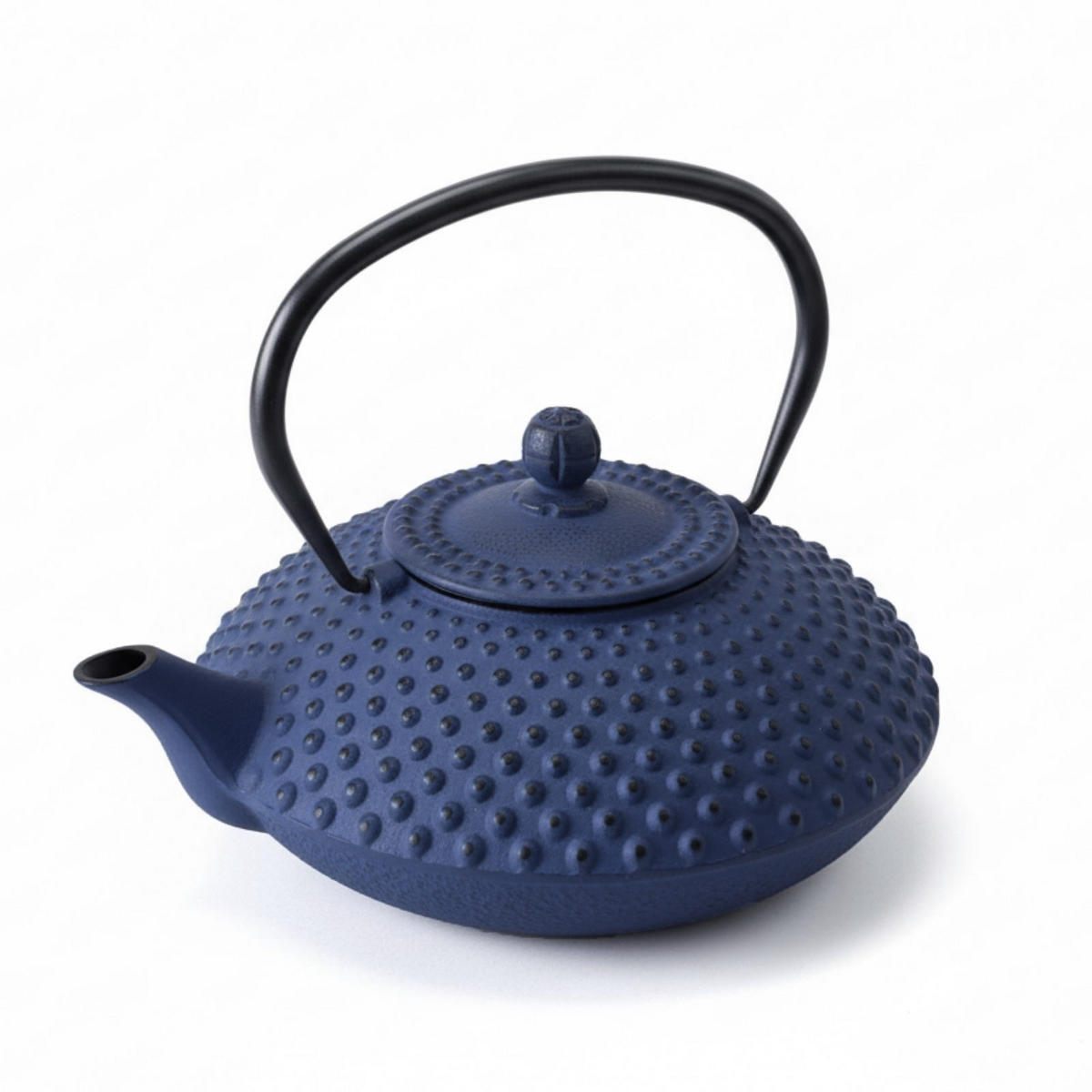 TEEKANNE Gusseisen Mika 1250 ml - Dunkelblau, Metall (1.25L) - AROMELIO