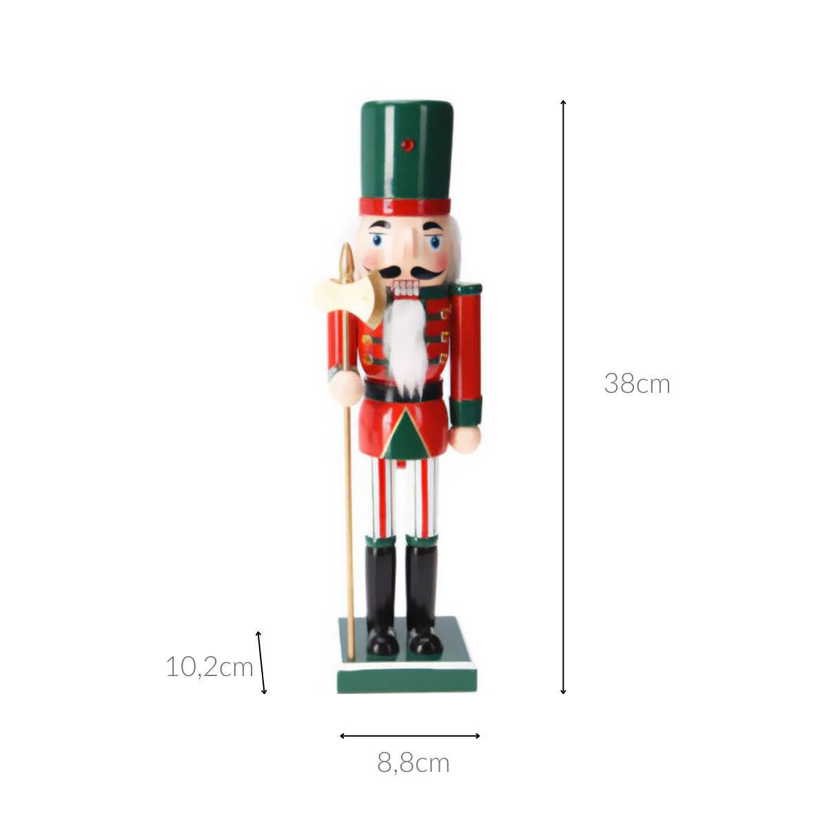 NUSSKNACKER Kiefernholz 38 cm - Multicolor, Holz (8.8/38/10.2cm) - Home Styling Collection