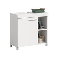 WASCHBECKENUNTERSCHRANK Noah weiß 65/31/63 cm - Weiß, Holzwerkstoff (65/63/31cm) - Xonox