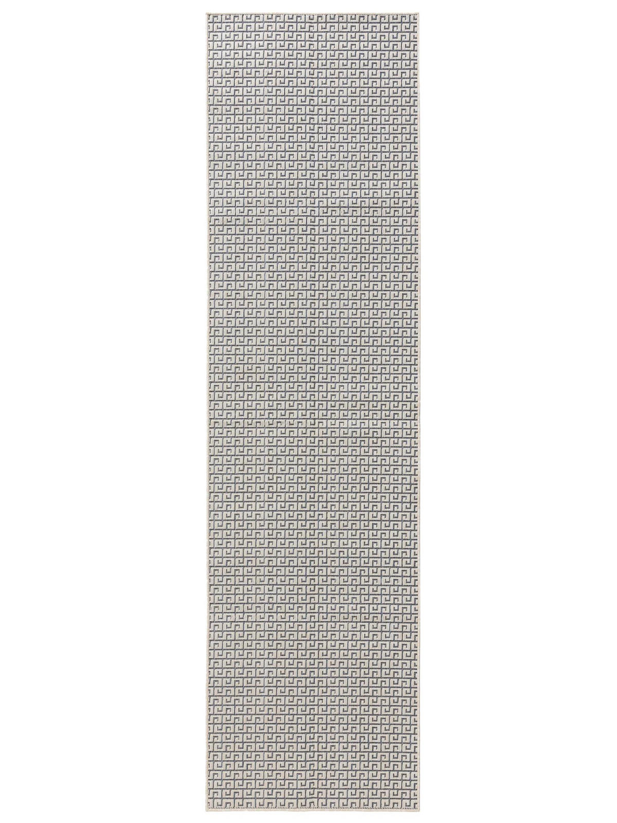 OUTDOORTEPPICH Lou Weiß 70x200 cm - Weiß, Kunststoff (70/200cm) - benuta