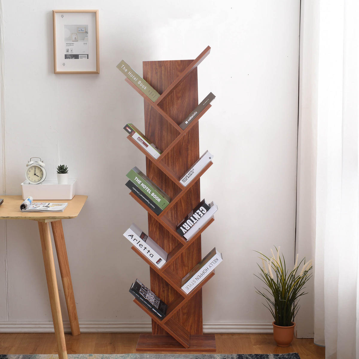 BÜCHERREGAL Mehrfarbig 22/45/160 cm - Multicolor, Holzwerkstoff (22/160/45cm) - Mobili Rebecca