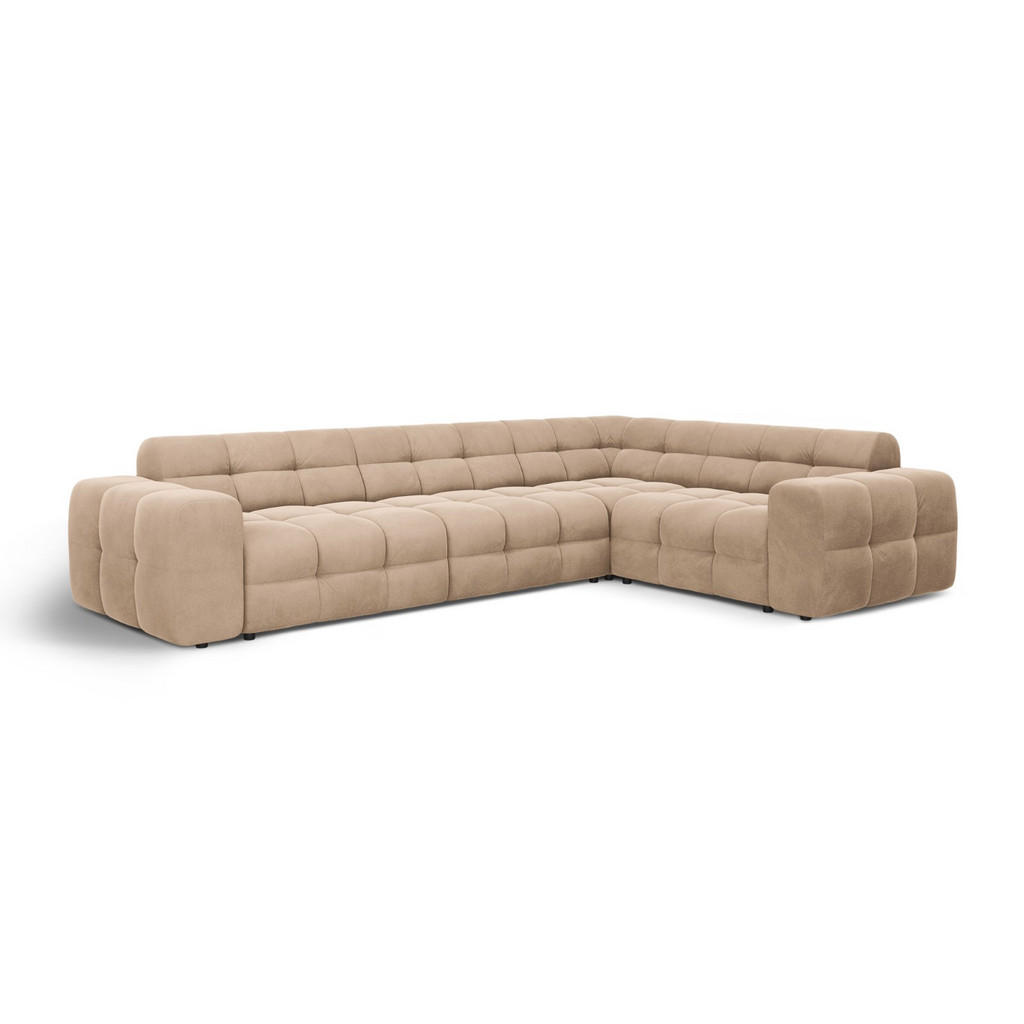 Thumbnail - Micadoni Ecksofa, Cappuccino, Textil, 6-Sitzer, L-Form, 332x231 cm, Hergestellt in Europa, Oeko-Tex®, Wohnzimmer, Sofas ...