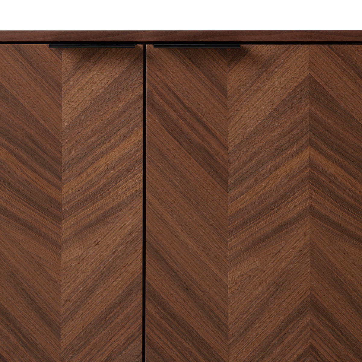 SIDEBOARD - Echtholzfurnier - Walnuss - Walnussfarben, Holz/Holzwerkstoff (180/80/40cm) - home24
