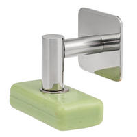 SEIFENHALTER, silber - Edelstahlfarben, Metall (5.7/5.7/6cm) - bremermann