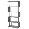 BÜCHERREGAL Grau - Grau, Holzwerkstoff (80/183/30cm) - MCW