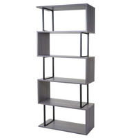 BÜCHERREGAL Grau - Grau, Holzwerkstoff (80/183/30cm) - MCW