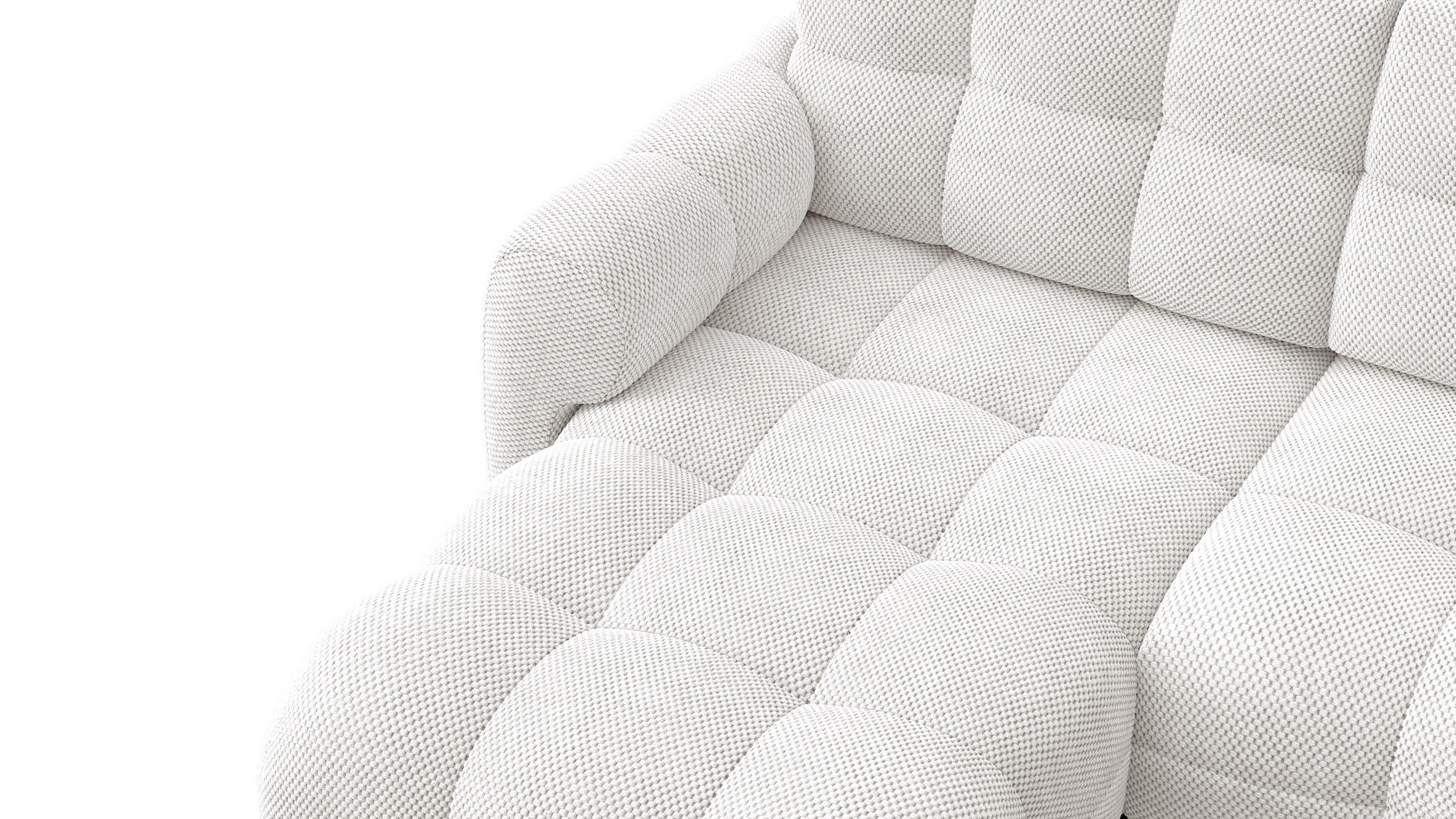 Thumbnail - Courtois Laville Ecksofa, Creme, Textil, 4-Sitzer, 262x156 cm, Wohnzimmer, Sofas & Couches, Wohnlandschaften, Ecksofas