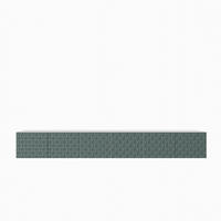 LOWBOARD ROVA 300/41/40 cm, Hängender TV-Schrank Weiß / Grün - Weiß/Grün, Holzwerkstoff (300/41/40cm) - MASSENO