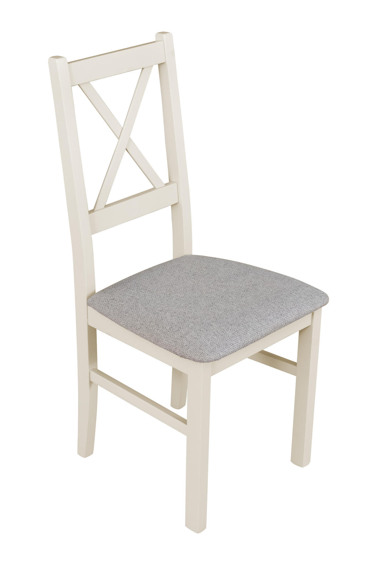 STUHL Nilo 10 (2er Set) - Grau/Cappuccino, Holz (43/94/40cm) - Leaf Design