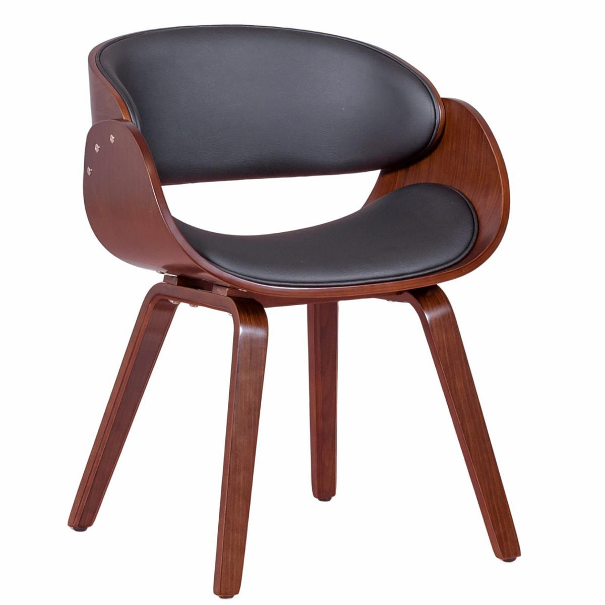 STUHL Holz Schwarz - Schwarz, Holz (58/76/49cm) - Nest Dream