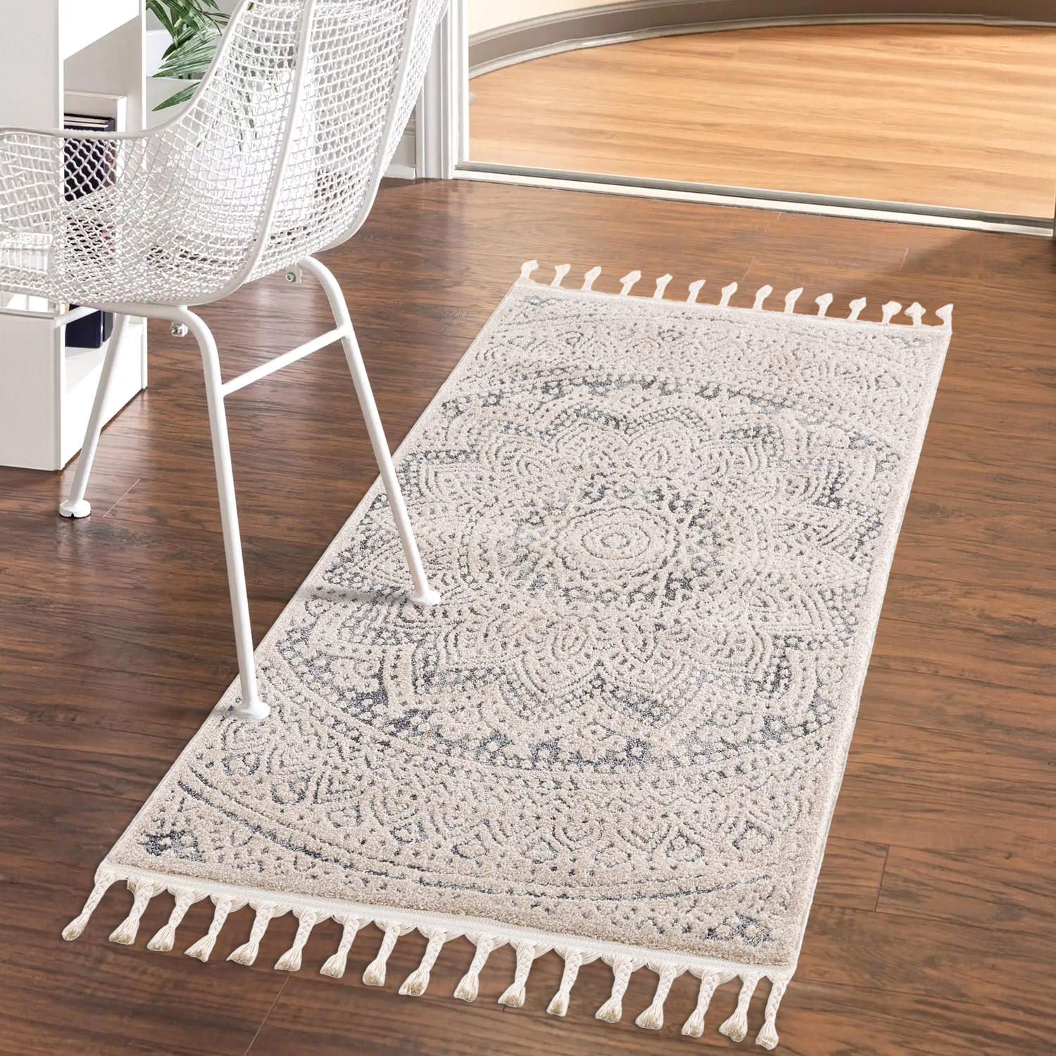 KURZFLOR-TEPPICH Art 1652 Grau 80x300 cm - Grau, Textil (80/300cm) - carpet city