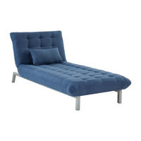 RECAMIERE ohne Schlaffunktion - 1 -Sitzer - Polyester - blau - HORNET - Blau, Textil (90/86/186cm) - Vente-Unique