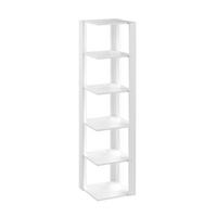 ECKREGAL Amina Weiß 45 x 180 cm - Weiß, Holzwerkstoff (45/180/45cm) - Vicco
