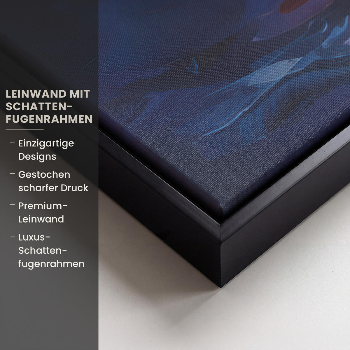 LEINWAND Bilder mit Rahmen - Weihnachtsbaum - Weihnachten - Abstrakt - Farbenfroh - 100x70 - Multicolor, Textil (100/70cm) - MuchoWow