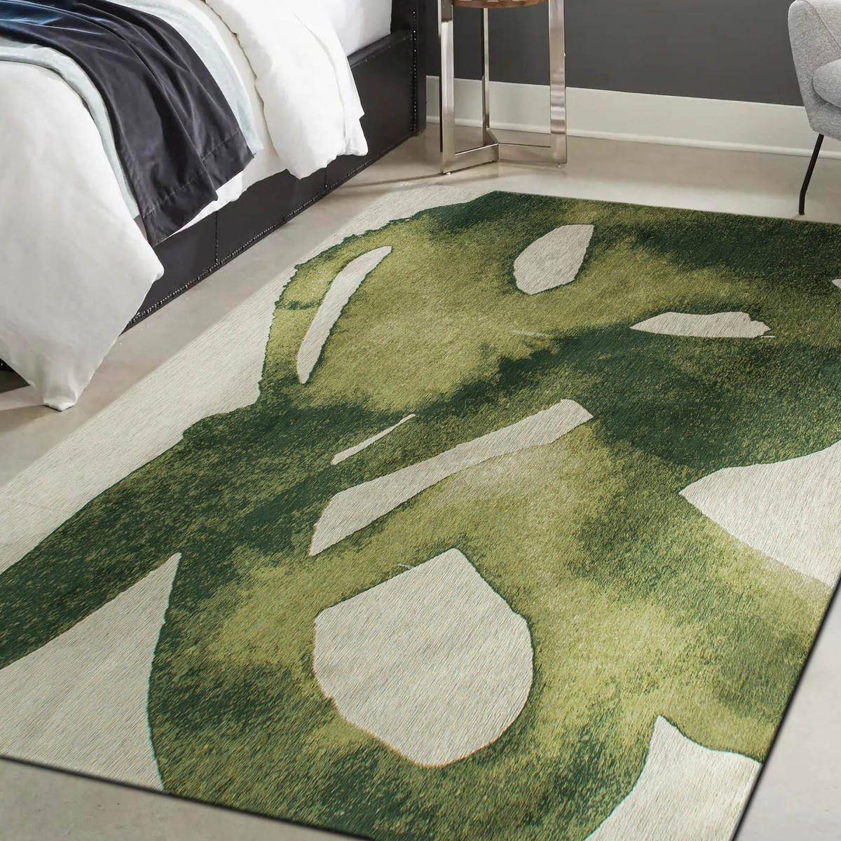 TEPPICH Swing Sand Forest 170/240 cm - Grün, Textil (170/240cm) - Lola&Moi