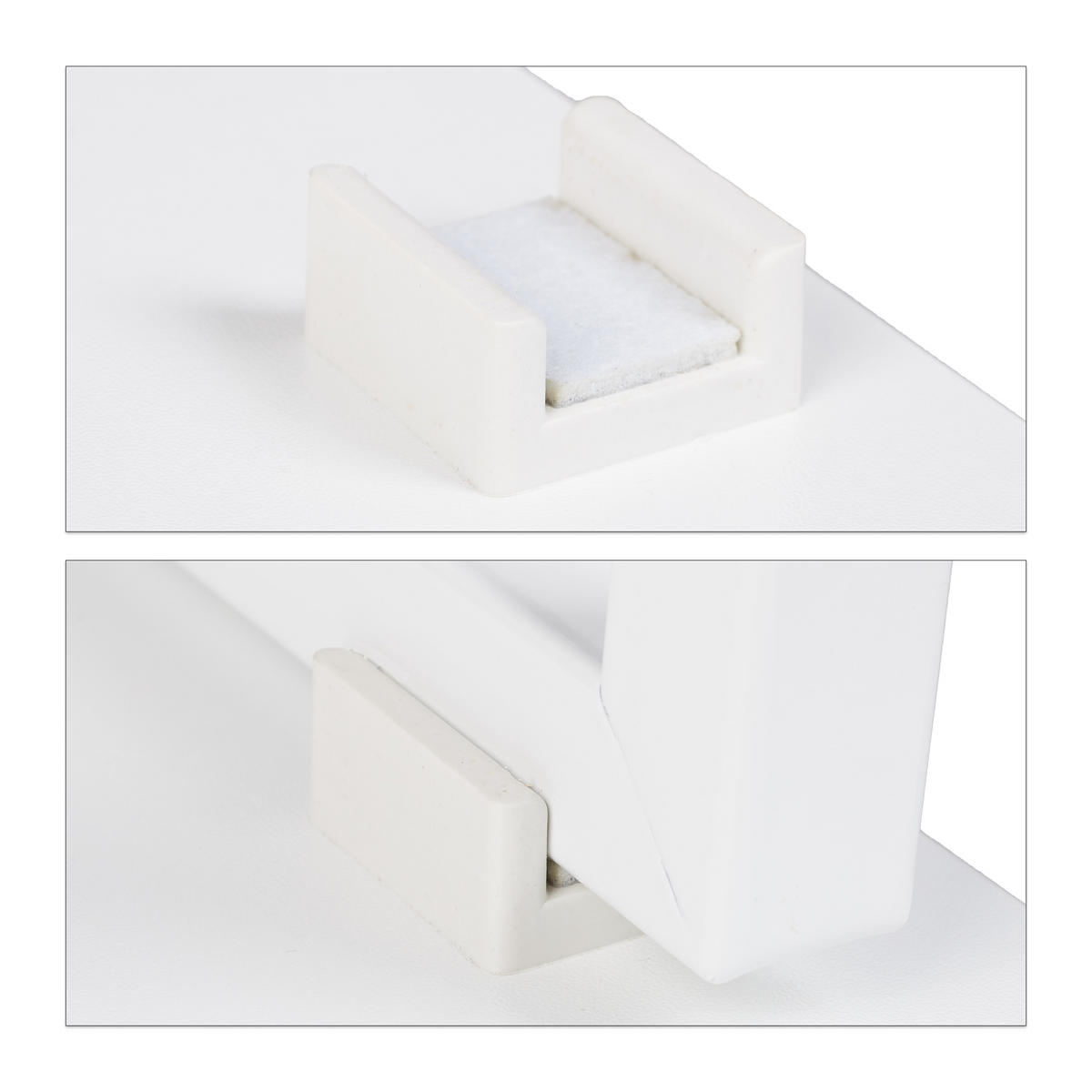 PRACOVNÝ stôl - biela, kov/kompozitné drevo (45/80/74.5cm) - Relaxdays