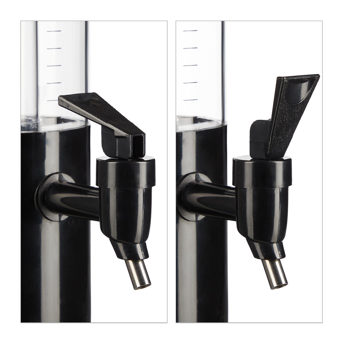 BIERSÄULE - Multicolor, Kunststoff/Metall (2.5L) - Relaxdays