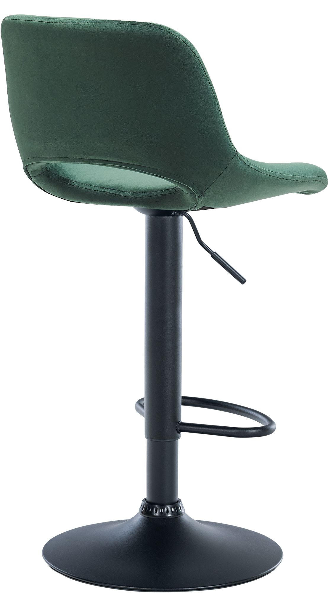 BARHOCKER Samt grün - Grün, Textil (42/86/46cm) - CLP