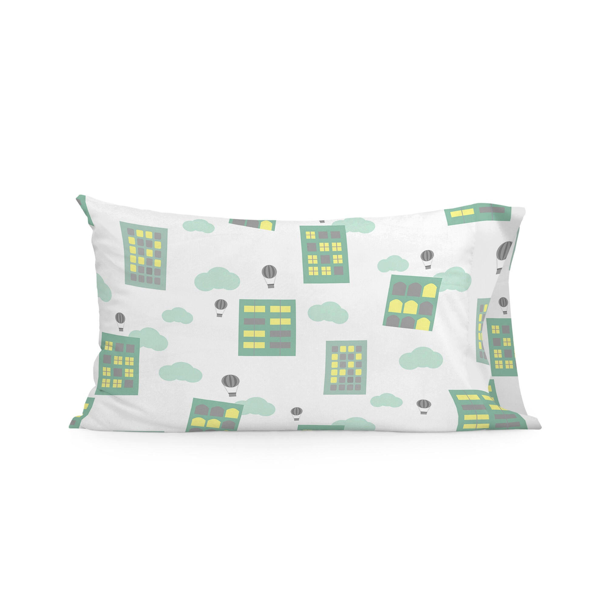 KISSENBEZUG air balloon 50x75 cm mehrfarbig - Multicolor, Textil (50/75cm) - Happy Friday