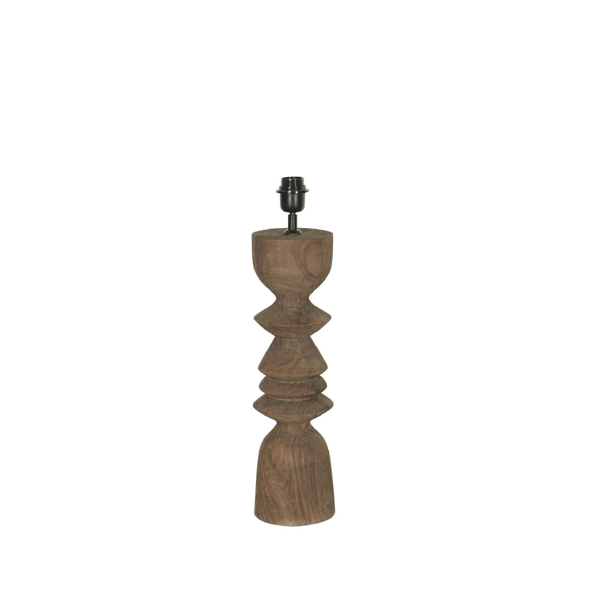 Ptmd Collection Tischlampe Braun 14x50x14 cm