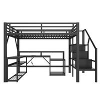 HOCHBETT Eisen 140/200 cm Schwarz - Schwarz, Metall - Raumix