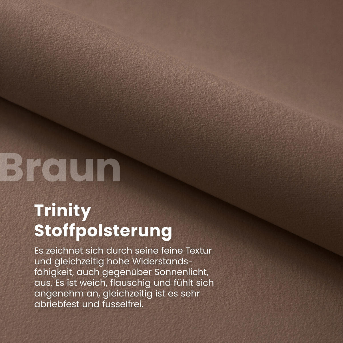 POLSTERBETT FLORIDA - Birkefarben/Braun, Holzwerkstoff/Metall (180/200cm) - FDM