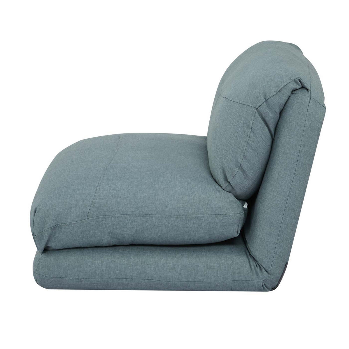 SCHLAFSESSEL Grau, Blau - Blau/Grau, Textil (75/60/75cm) - MCW