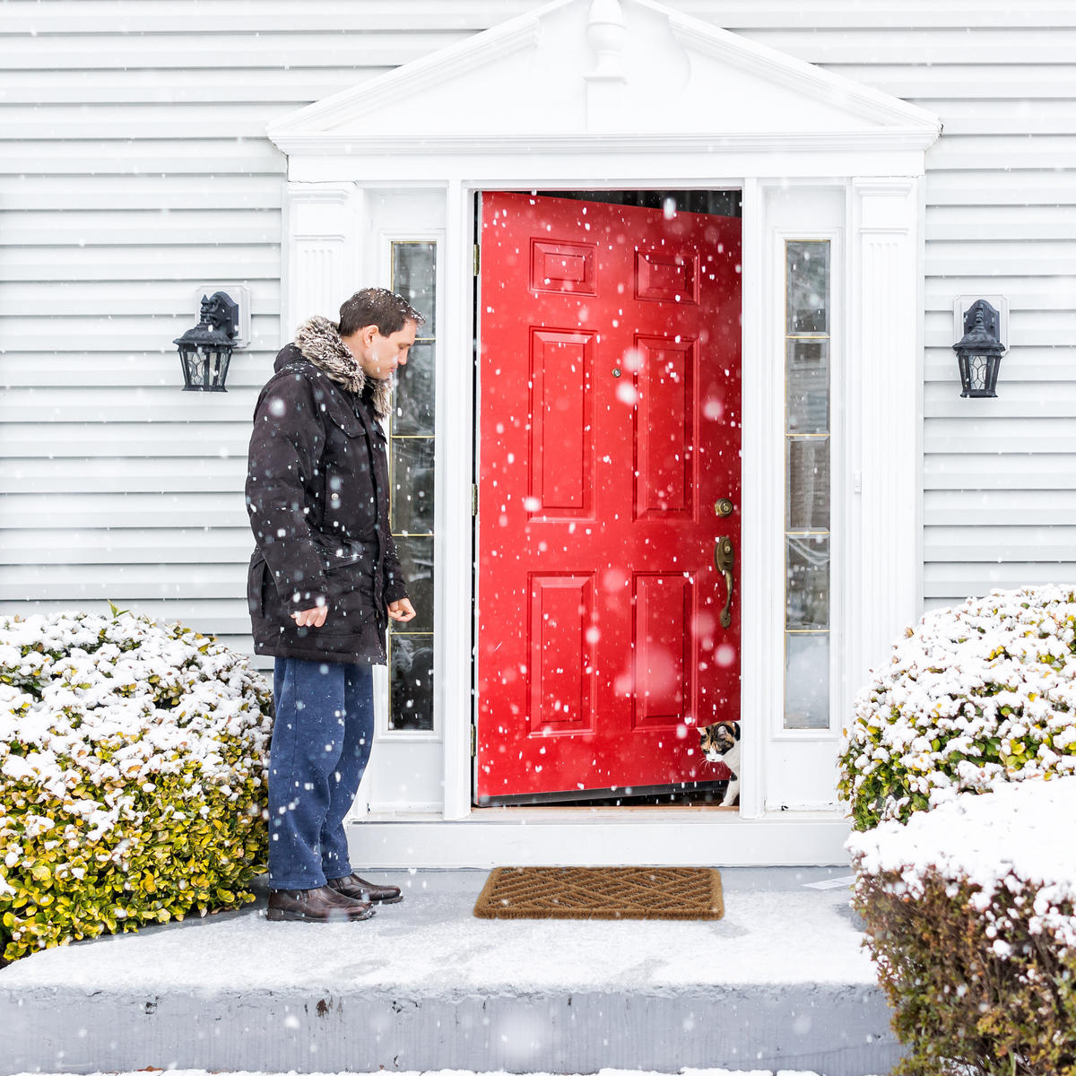 DRAHTGITTERMATTE - Hellbraun, Textil/Metall (60/40cm) - Relaxdays