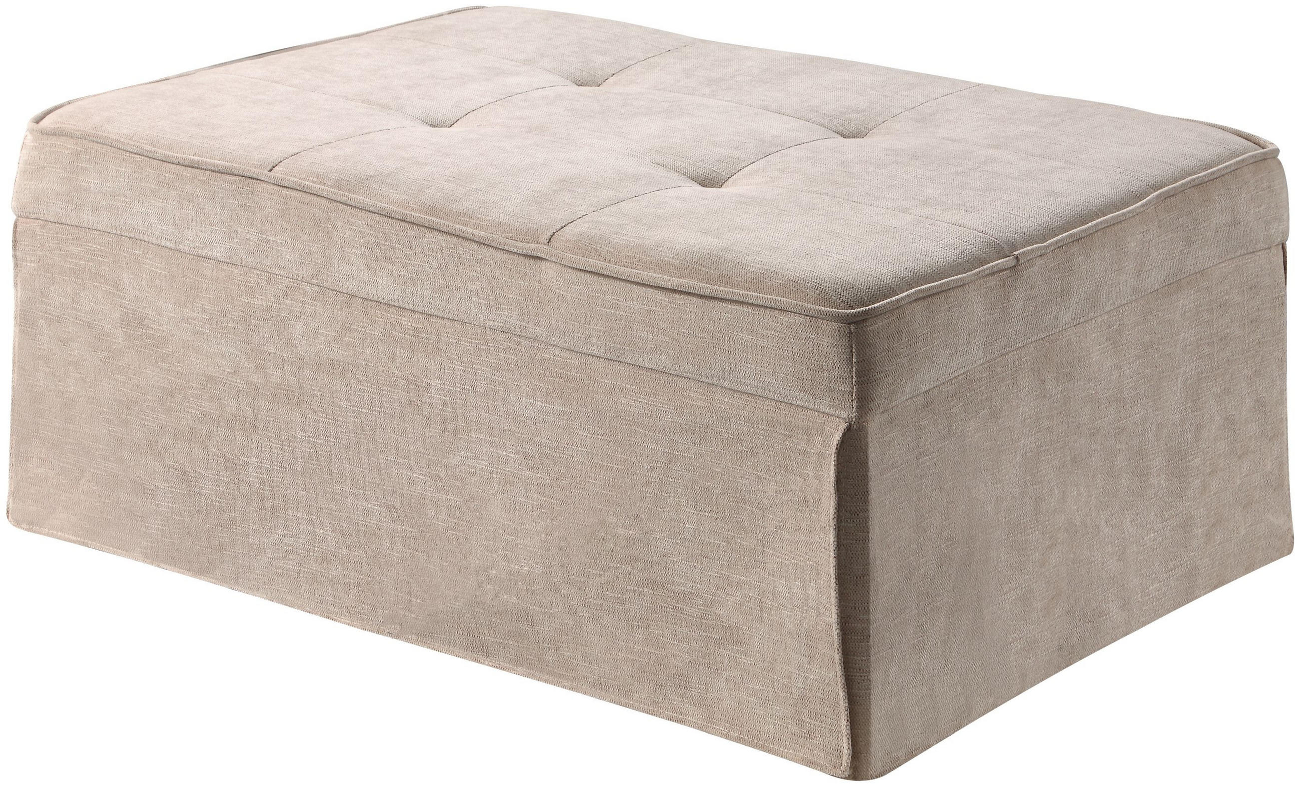 MULTIFUNKTIONSHOCKER Finn Creme 100/72/43 cm - Creme, Textil (100/43/72cm) - ATLANTIC home collection