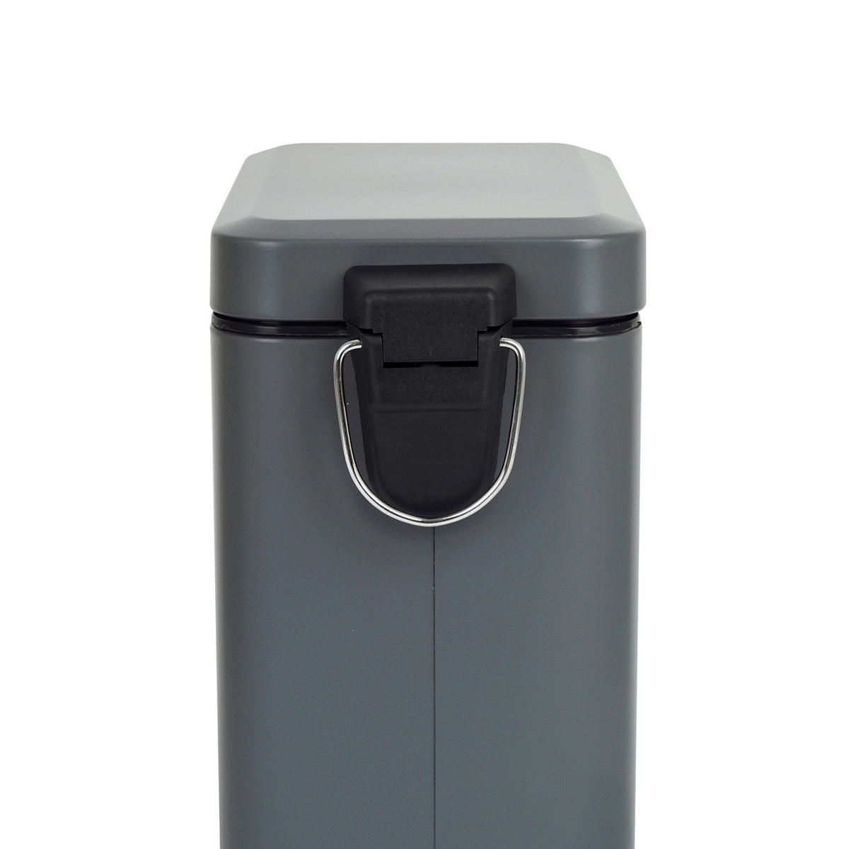 MÜLLEIMER STM10 10L Grau - Grau, Metall (16/39/34cm) - SVITA