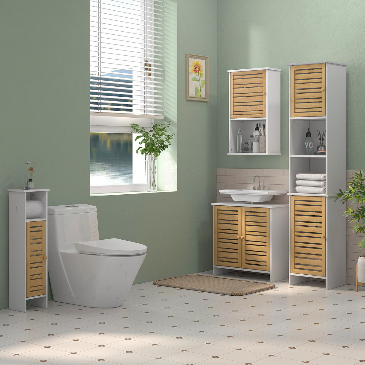HÄNGESCHRANK Weiß 1 Stück - Weiß, Kunststoff (60/60/30cm) - GiPP