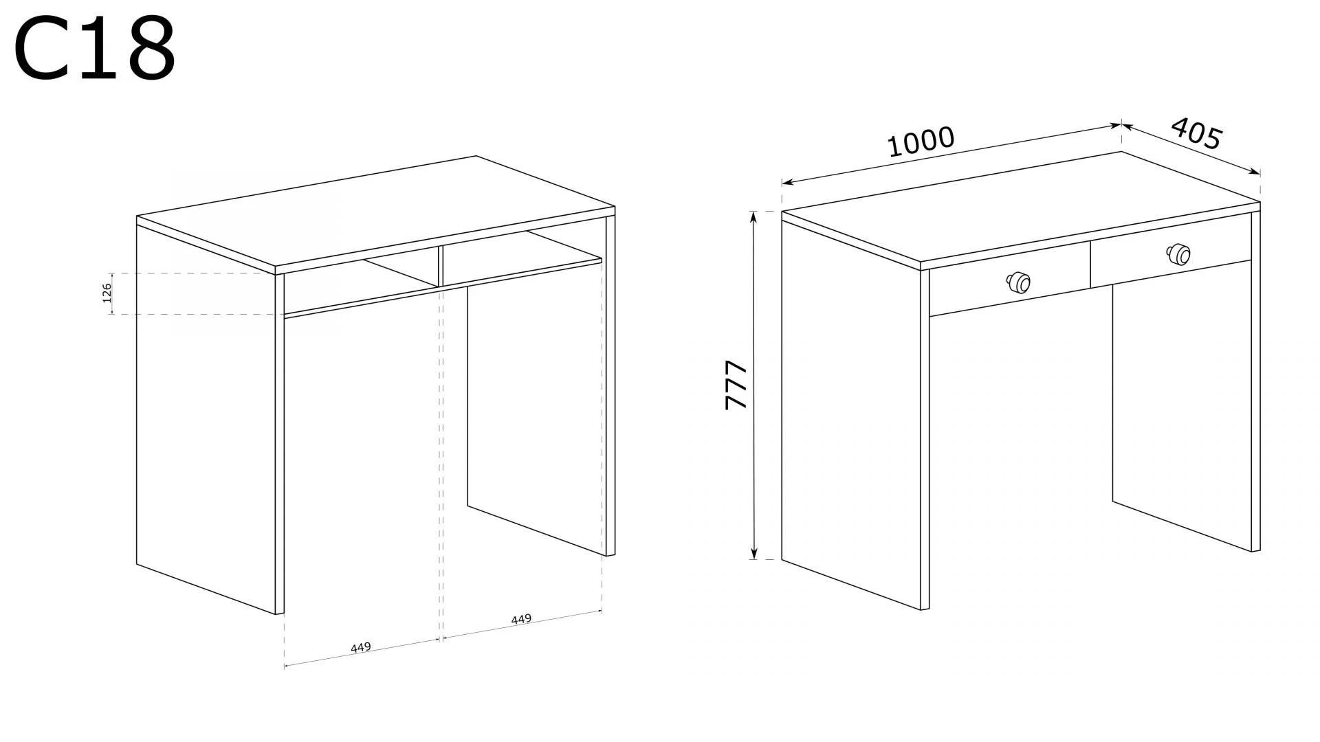 Thumbnail - Meblini Konsolentisch, Eiche Artisan, Holzwerkstoff, 100x78x41 cm, Wohnzimmer, Wohnzimmertische, Konsolentische
