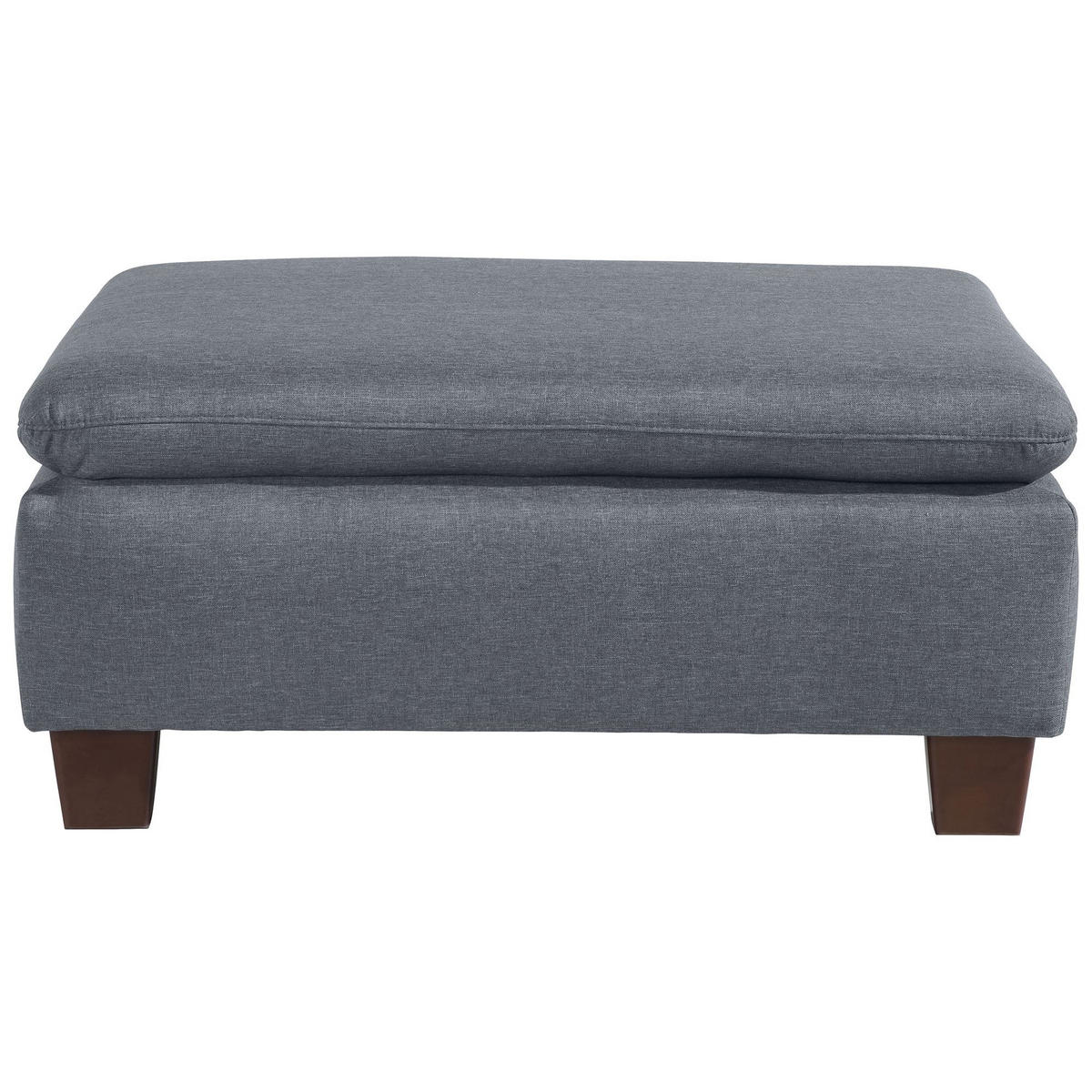 POLSTERHOCKER Kaylil Flachgewebe denim - Flieder, Kunststoff (90/43/60cm) - 58aufmkessel