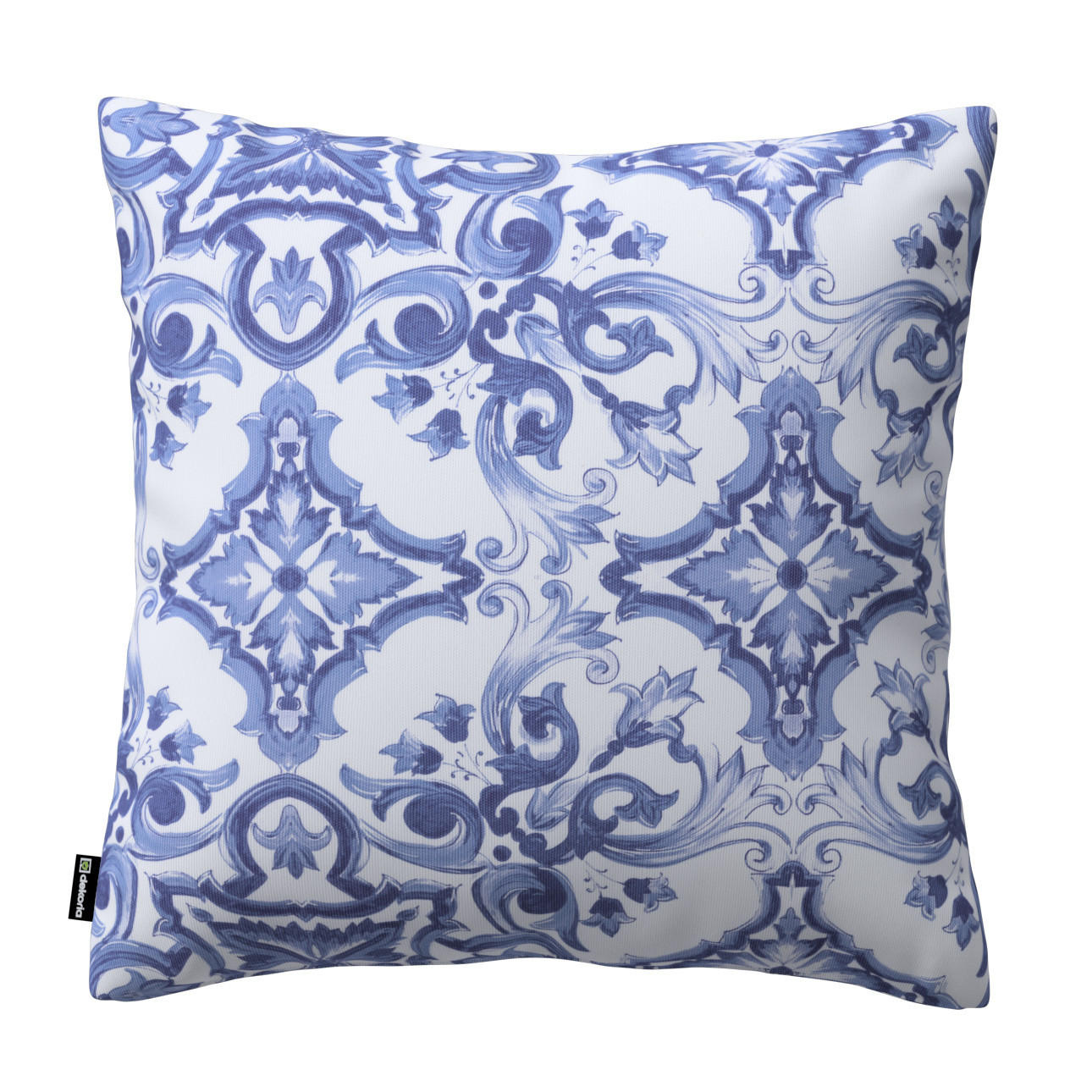 KISSENHÜLLE Mia 43x43 cm - Blau, Textil (43/1cm) - Dekoria