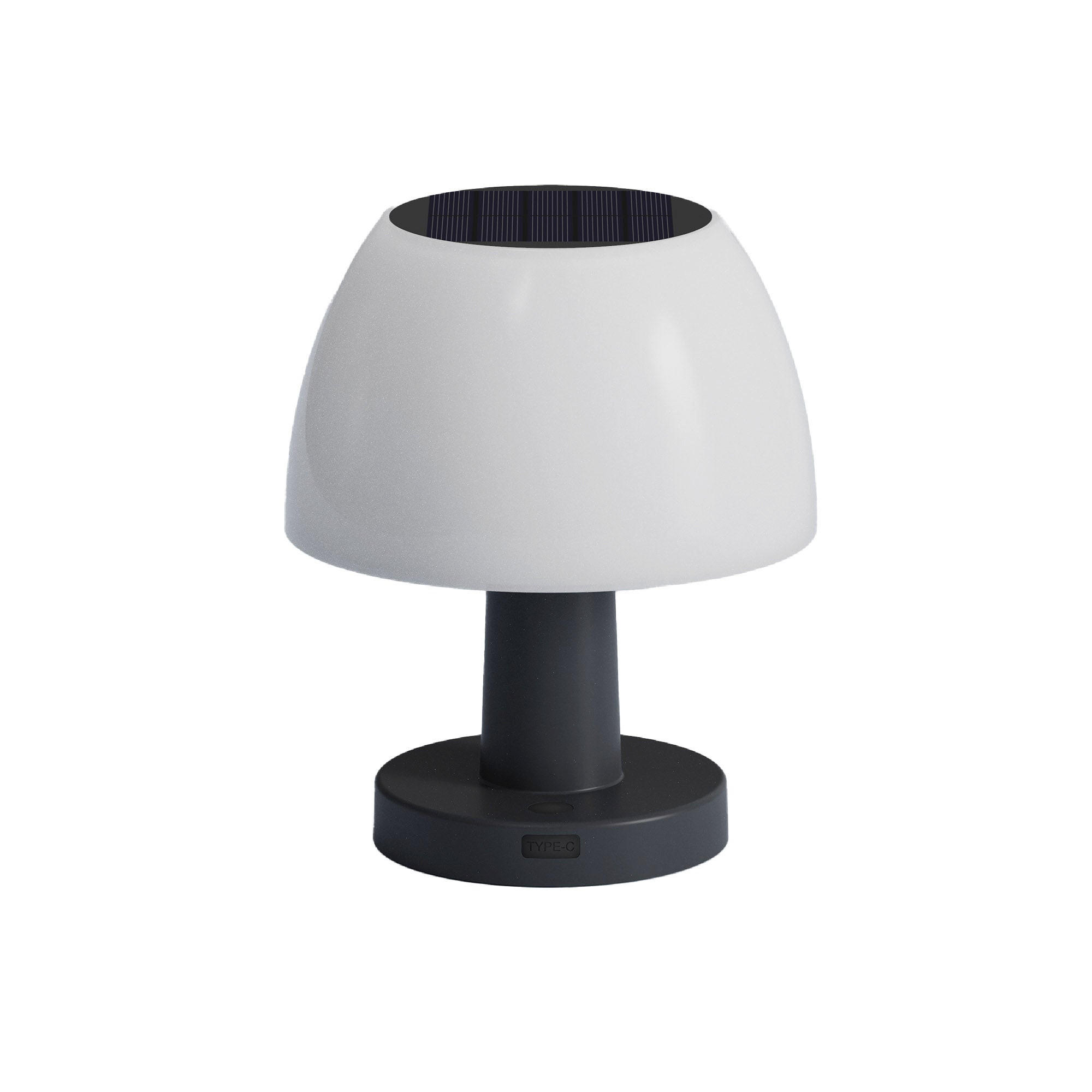 SOLARTISCHLAMPE LUMINA weiß - Weiß, Kunststoff (15.3/15.3/13.5cm) - Lumisky