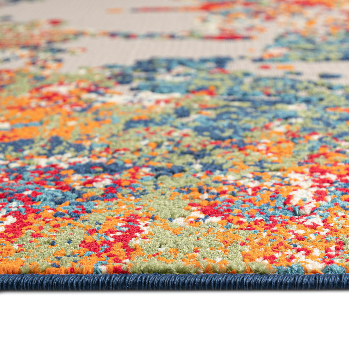 TEPPICH In-Outdoor Bunte Abstrakt - Kurzflor Rechteckig - 140 x 200 cm - Multicolor, Textil (140/200cm) - Mazovia