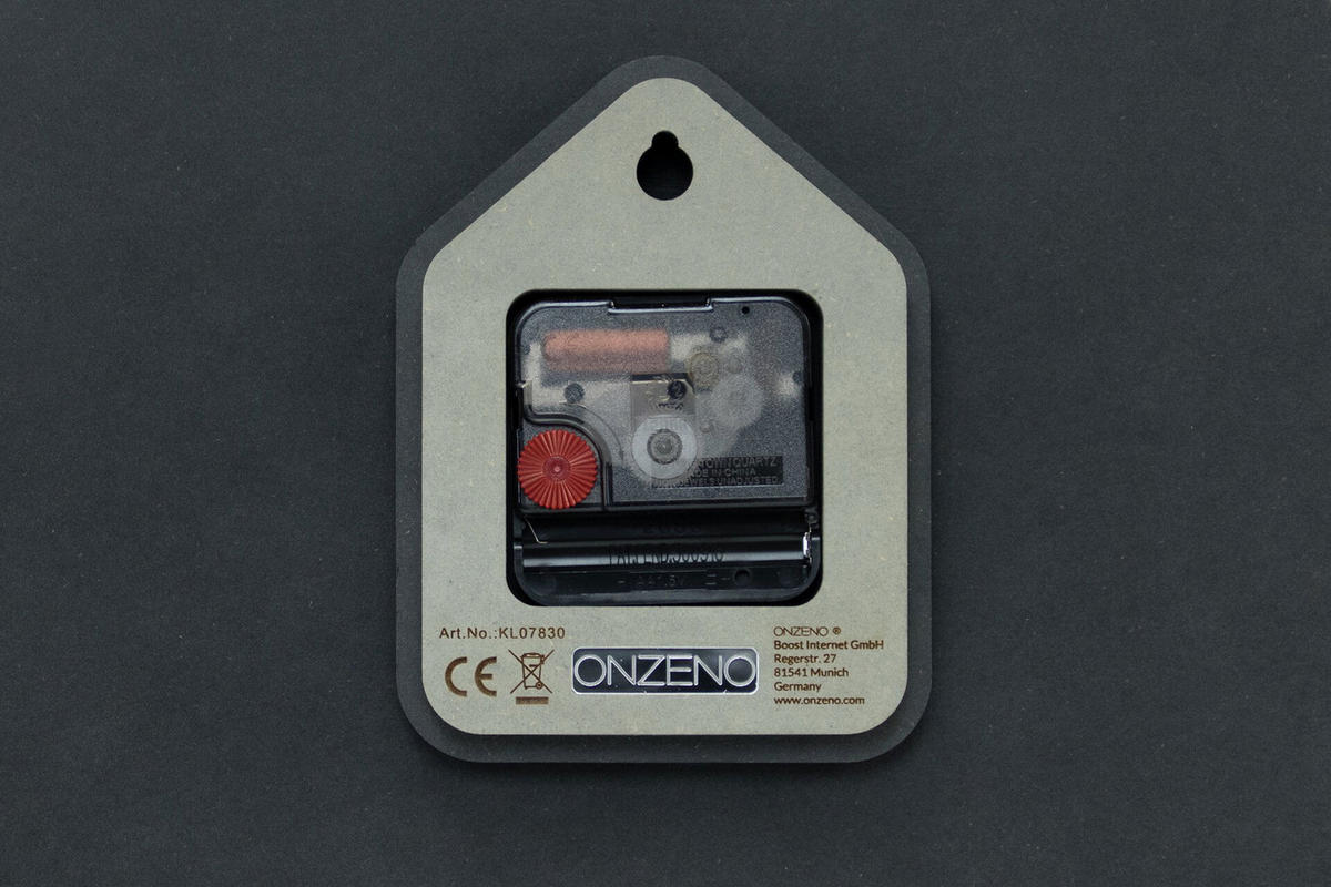 WANDUHR Design Grün 55/134 cm - Grün, Glas/Holzwerkstoff (54.7/133.9/1cm) - ONZENO