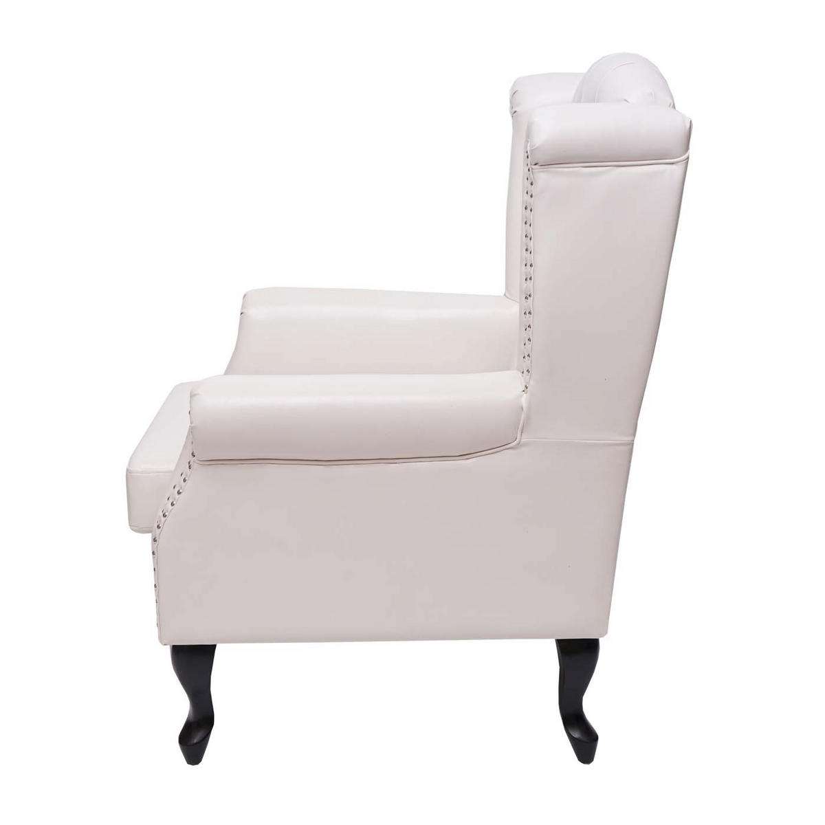 RELAXSESSEL Cremeweiß - Weiß, Textil (75/102/80cm) - MCW
