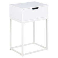 NACHTSCHRANK Weiß - Weiß, Holzwerkstoff (40/62/30cm) - ebuy24