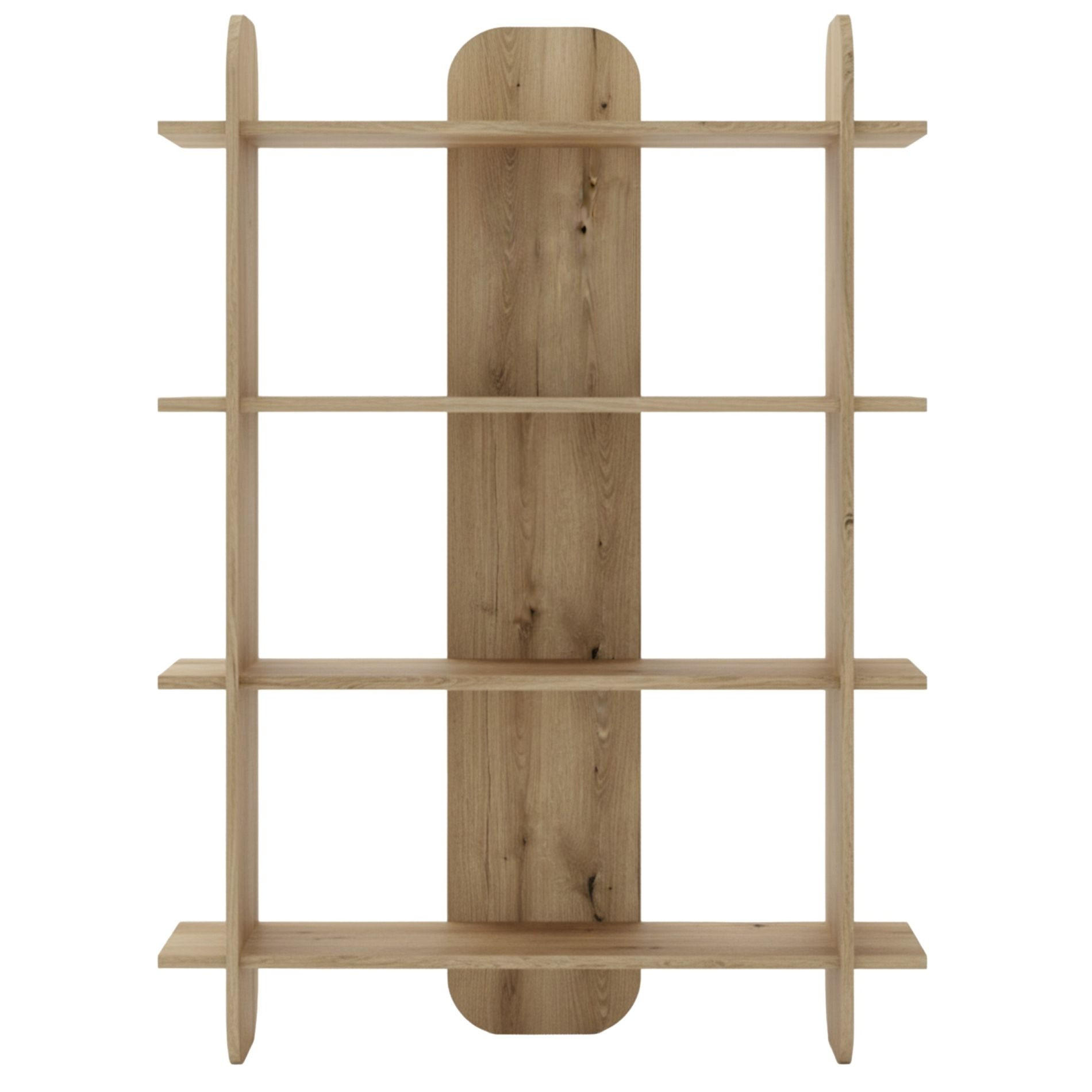 REGAL Livio Eichenholzoptik 107 cm - Beige, Holzwerkstoff (107.2/149.4/28cm) - Selsey