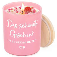 DUFTKERZE Lavendel 55 Stunden Brenndauer - Rosa, Paraffin (9.5cm)