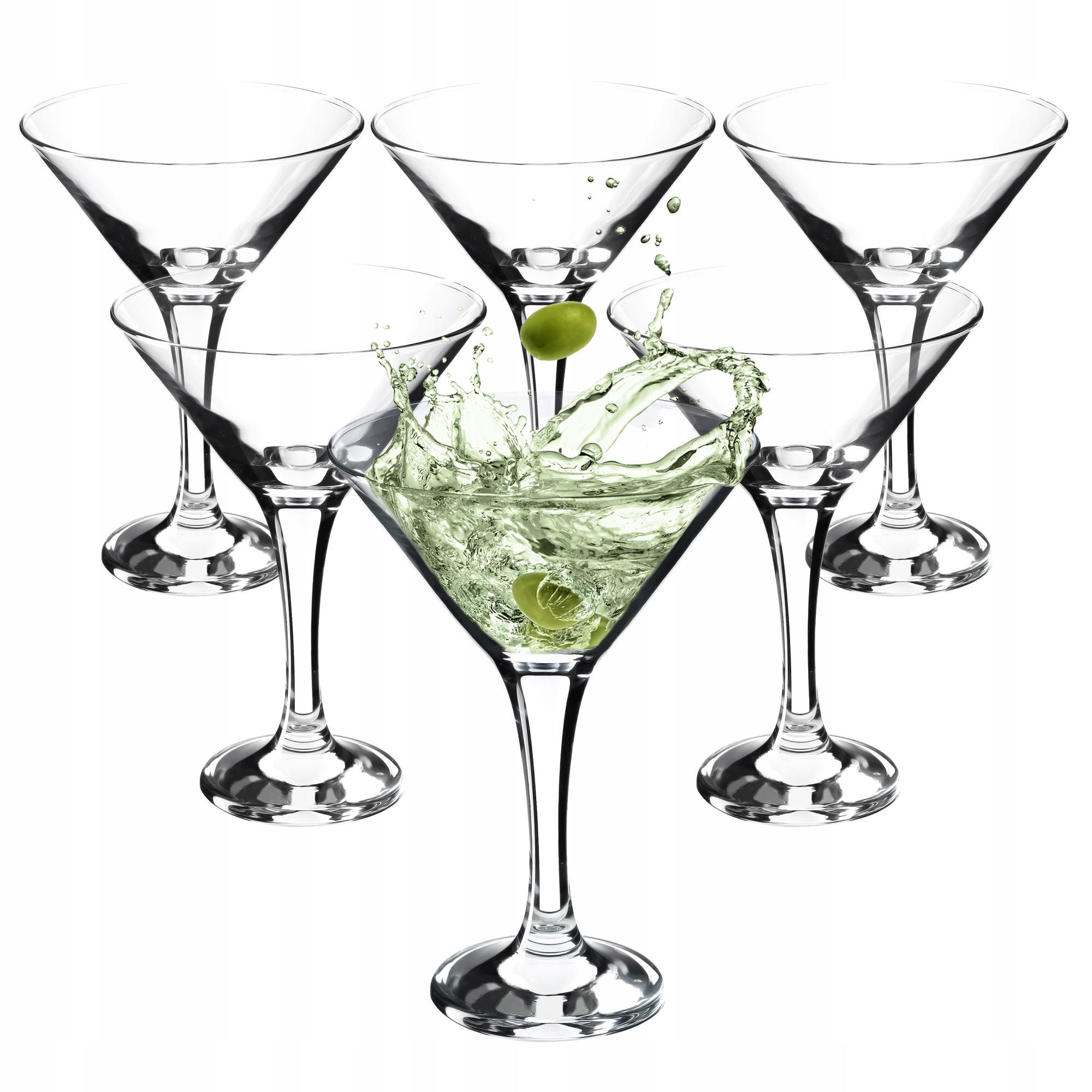 MARTINIGLÄSER, 175 ml, 6 Stück - Transparent, Glas (0.175L) - KADAX