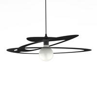 HÄNGELEUCHTE - Schwarz, Metall (51/60/11cm) - Lumicom
