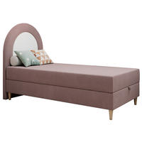 BOXBETT NEST 90/180 Rosa Struktur - H3 - Rosa, Holz/Textil (90/180cm) - MKS