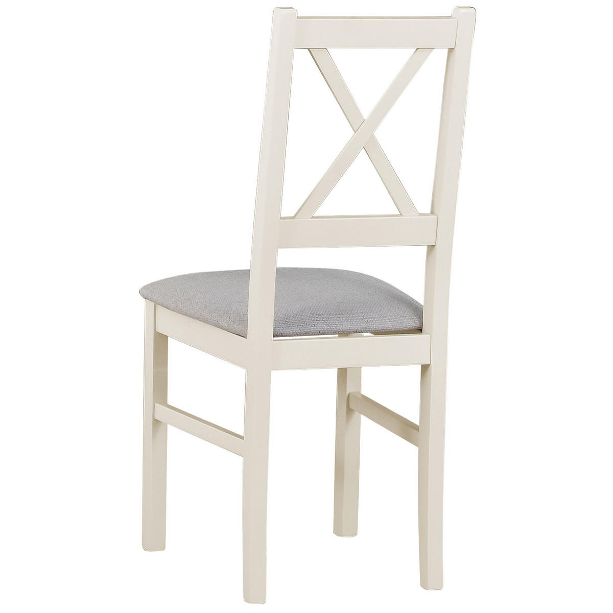 HOLZSTUHL Trunos Hellgrau/Greige - Taupe/Hellgrau, Holz/Textil (43/94/40cm) - Selsey