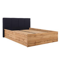 BOXSPRING POSTEL 140/200 Edwin Dřevo a černá - černá, kompozitní dřevo (140/200cm) - Petits-meubles