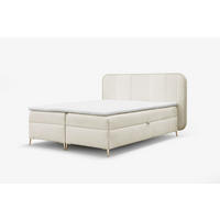 BOXBETT Avery Premium - Creme, Holzwerkstoff/Textil (120/200cm) - Fun Möbel