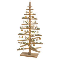 DEKO-WEIHNACHTSBAUM Braun - Braun, Holz (130cm) - MCW