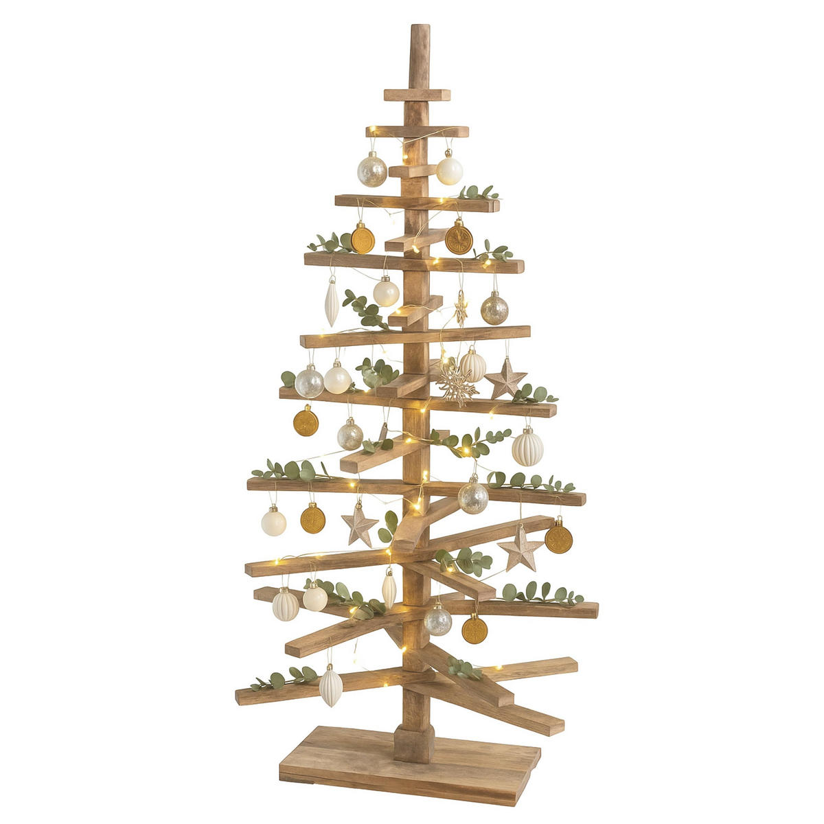DEKO-WEIHNACHTSBAUM Braun - Braun, Holz (130cm) - MCW