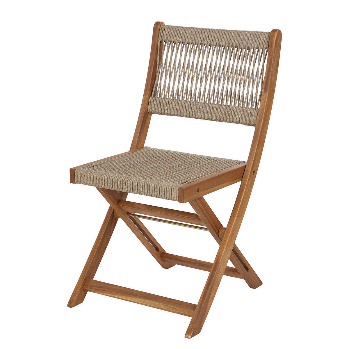 KLAPPSTUHL (2er-Set) Boho Garden - Braun, Holz/Kunststoff (45/84/52cm) - Butlers